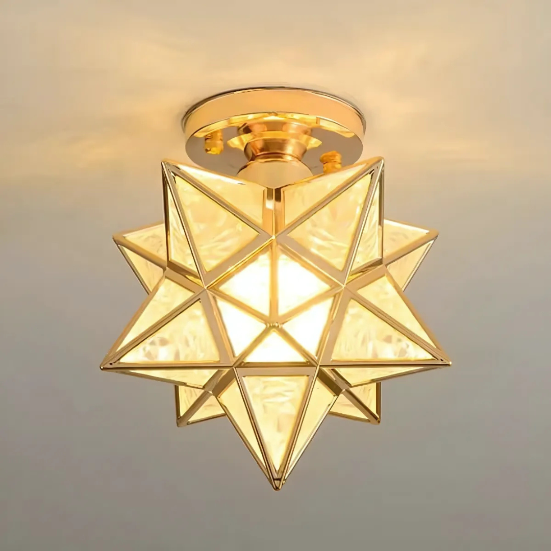 Xelio Geometrische Stern LED-Deckenleuchte