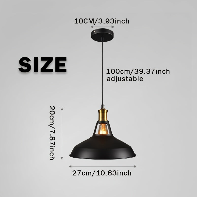 Industrielle Retro-Loft-Metall-Pendelleuchte