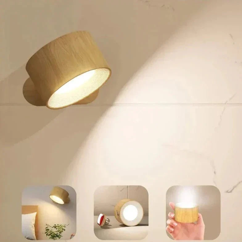 Cordless USB Rechargeable LED Wall Light
