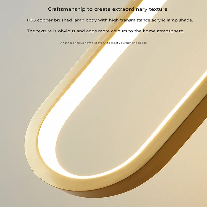 Minimalist Oval LED Pendant Light