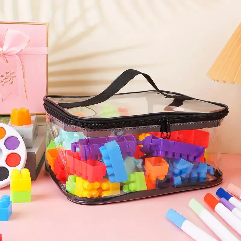 Transparent Mesh Toy Storage Bags