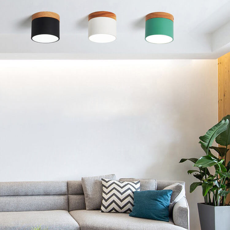 Skandinavische Macaron LED-Deckenleuchte