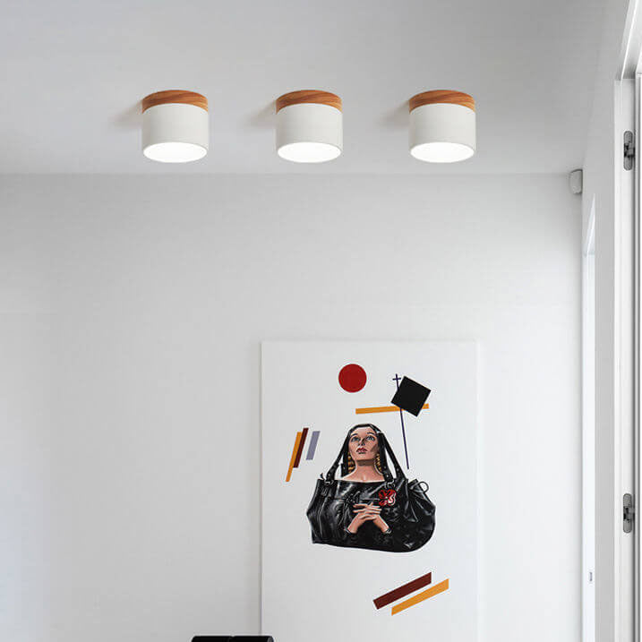 Skandinavische Macaron LED-Deckenleuchte