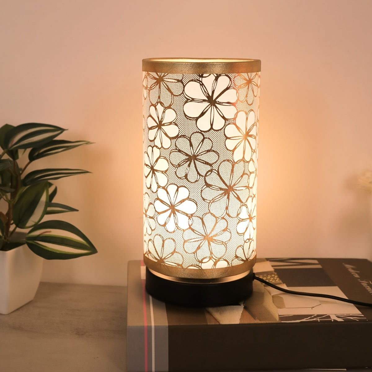 Sunflower Floral USB Table Lamp