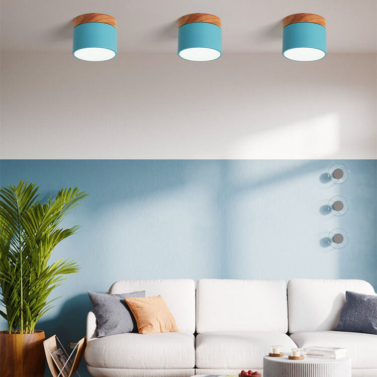 Skandinavische Macaron LED-Deckenleuchte