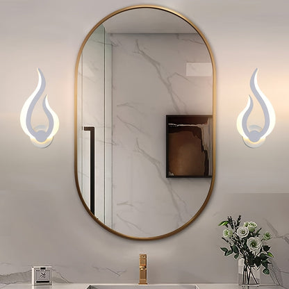 Flame Acrylic 10W LED Wall Light
