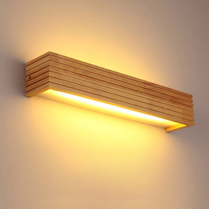Wooden Acrylic LED Wall Lamp