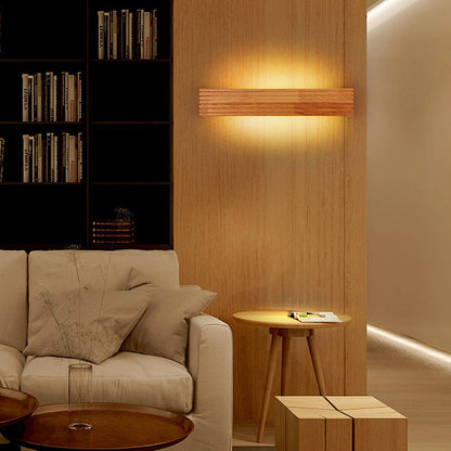 Wooden Acrylic LED Wall Lamp