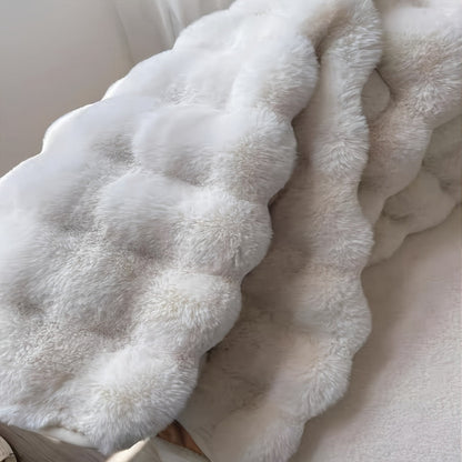 Runder Cloud Comfort Teppich in Bubble-Optik