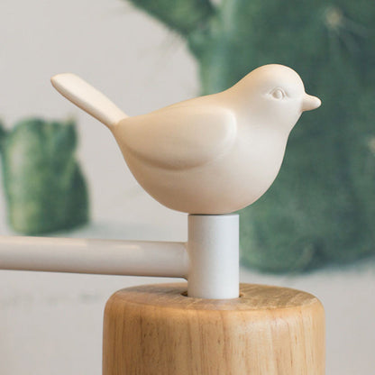 Nordic Wooden Bird LED Wall Lamp