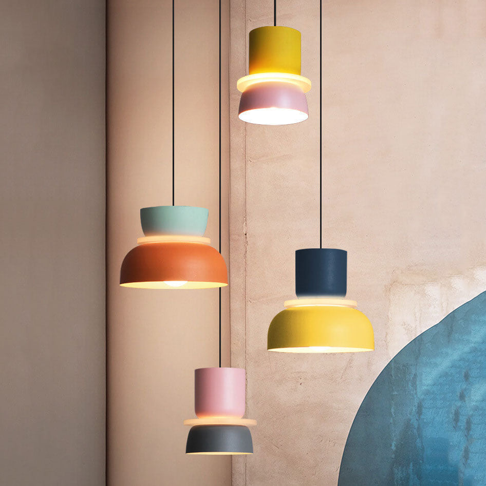 Nordic Two-Tone Macaron Pendant Light
