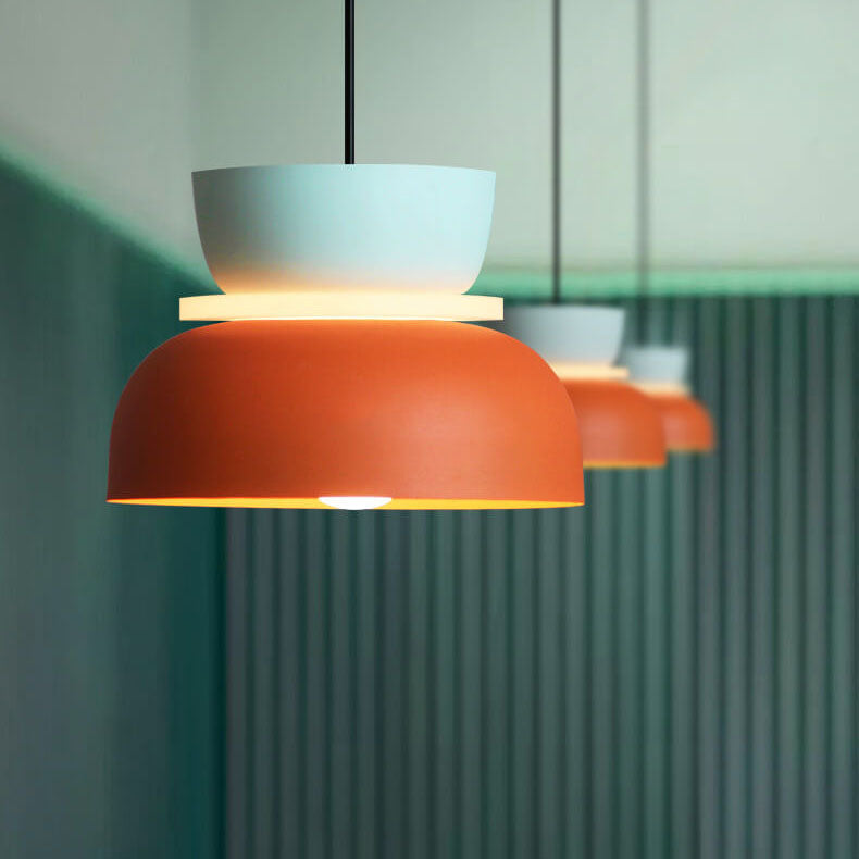 Nordic Two-Tone Macaron Pendant Light
