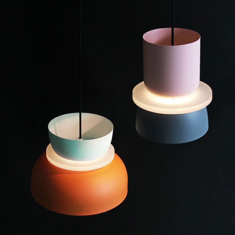 Nordic Two-Tone Macaron Pendant Light