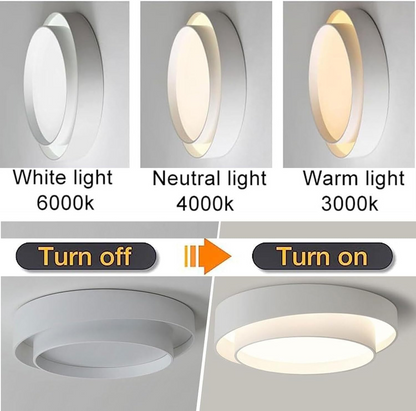 Nordische runde LED-Deckenleuchte