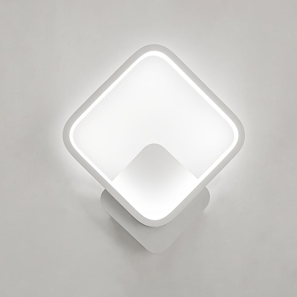 Quadratische dreifarbige LED-Wandleuchte