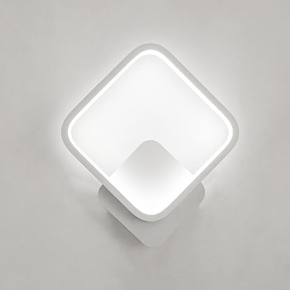 Quadratische dreifarbige LED-Wandleuchte
