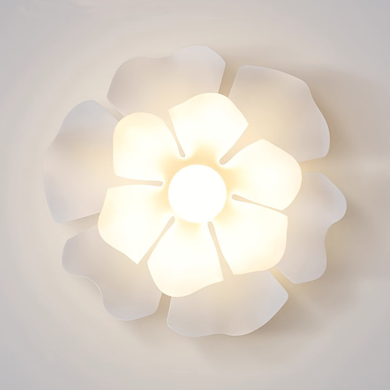 Rose Petal Semi-Flush Ceiling Light