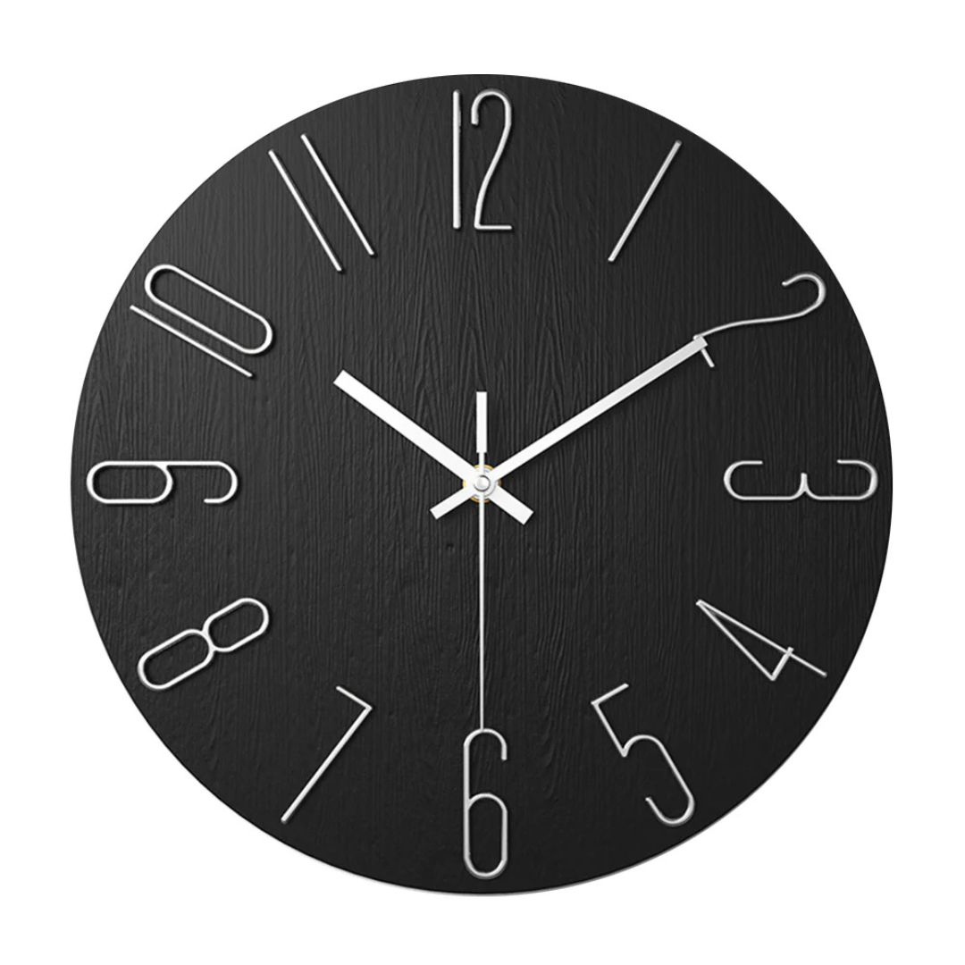 Edle moderne Wanduhr