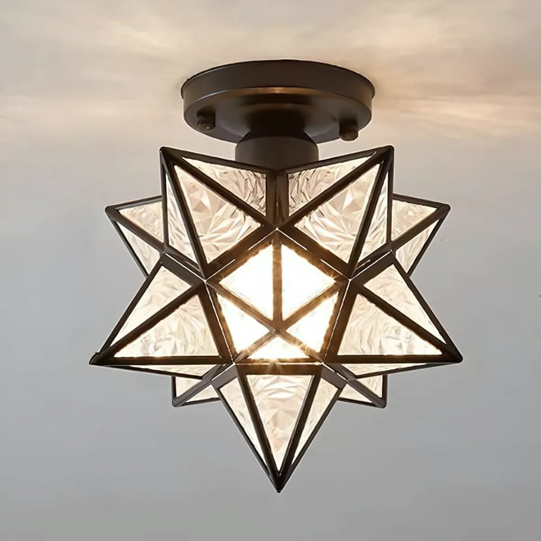 Xelio Geometrische Stern LED-Deckenleuchte