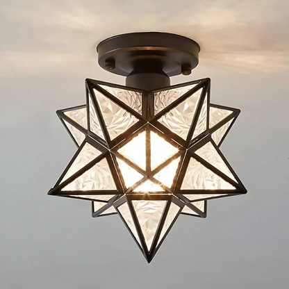 Xelio Geometrische Stern LED-Deckenleuchte