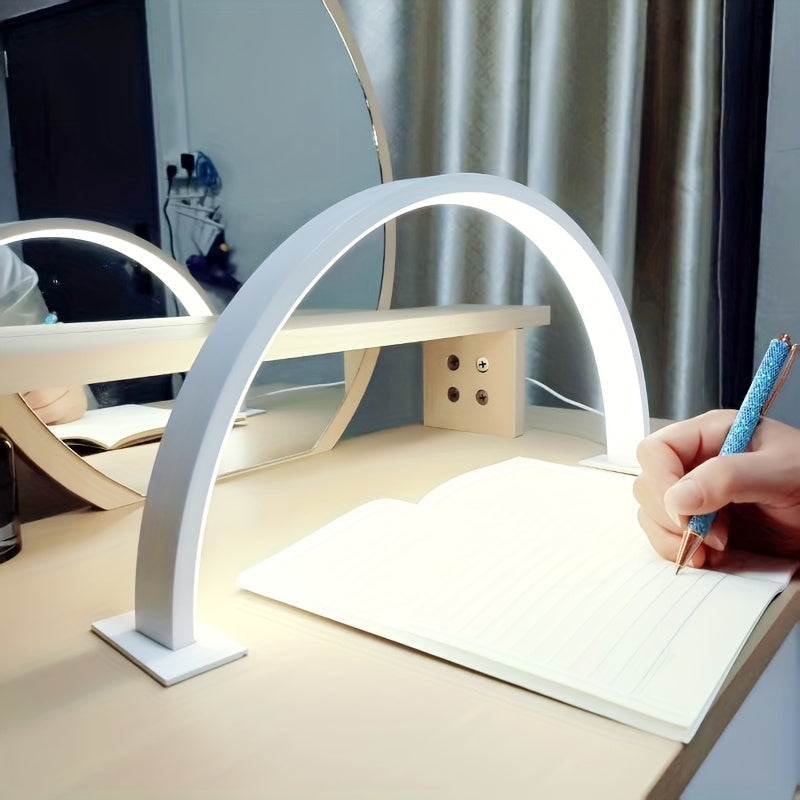 LED-Schreibtischlampe Halbmond