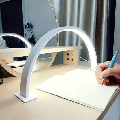 LED-Schreibtischlampe Halbmond