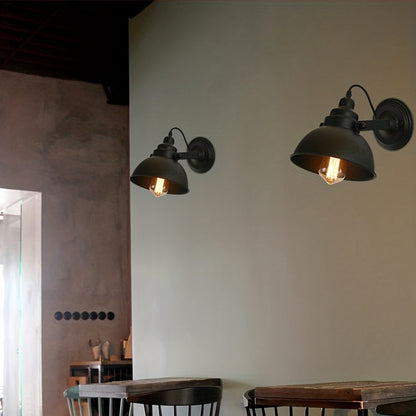 Verstellbare Industrie-Wandleuchte im Vintage-Stil