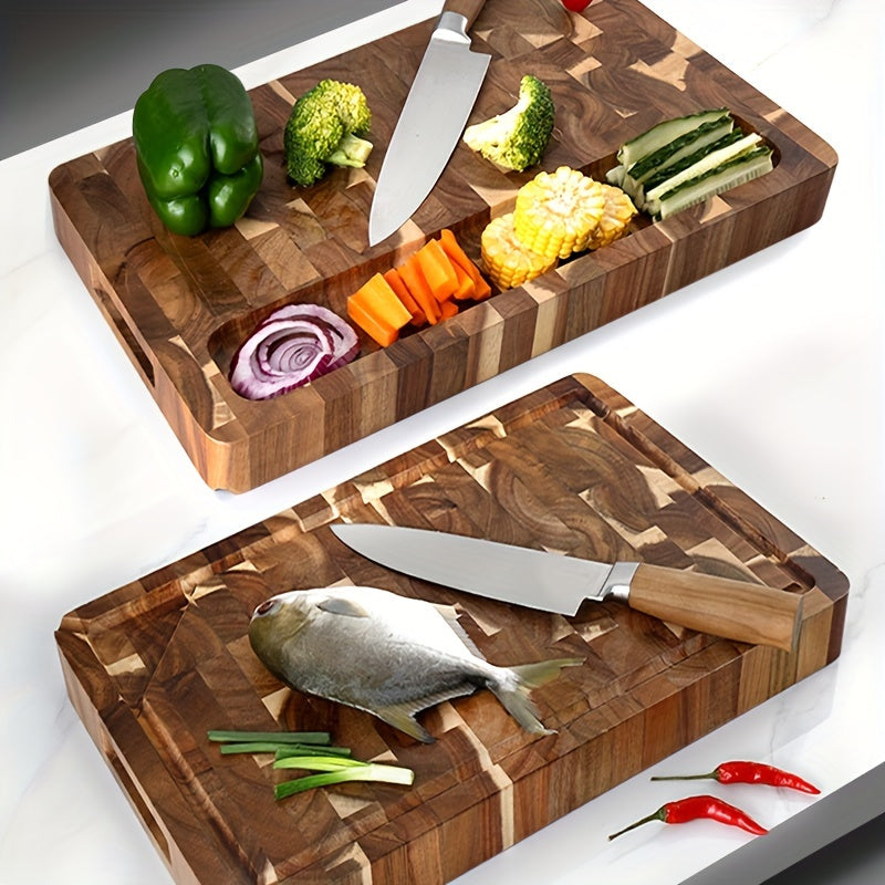 End Grain Acacia Wood Chopping Block