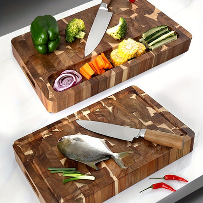 End Grain Acacia Wood Chopping Block