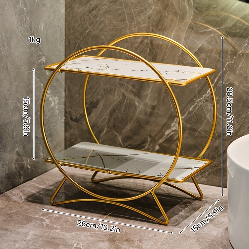 Double-Tier Cat Ear Bathroom Organiser