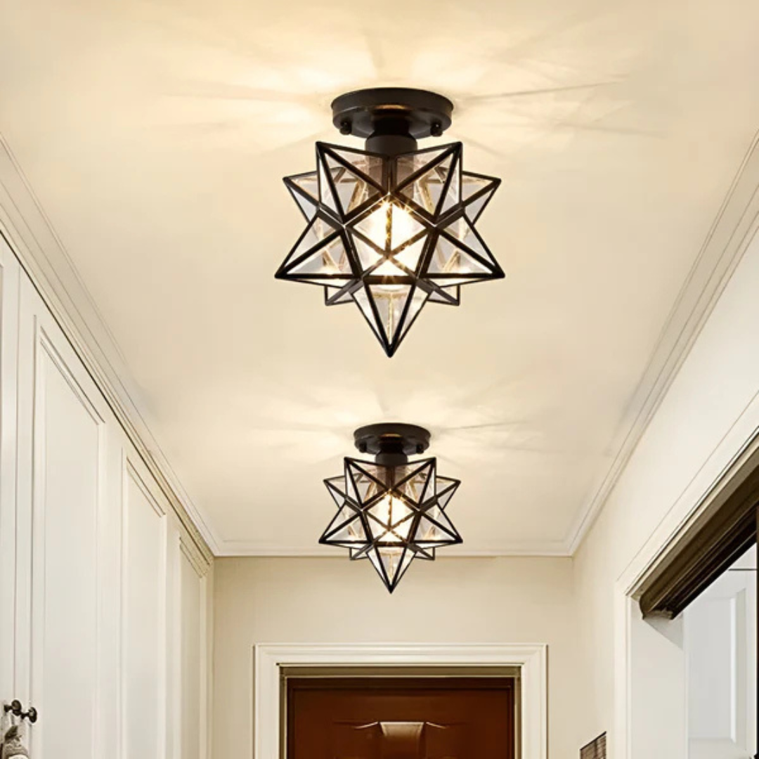 Xelio Geometrische Stern LED-Deckenleuchte