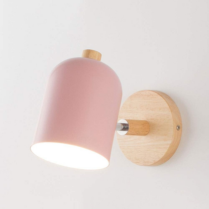 Drelis Scandinavian Wooden Wall Lamp