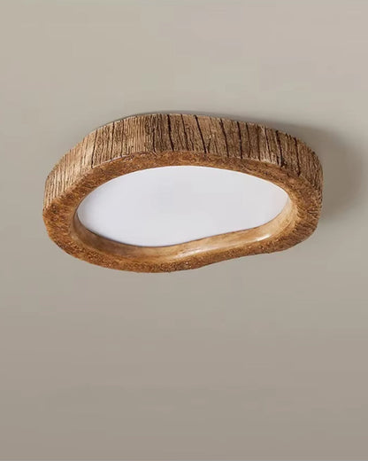 Le Halo Bois Wood-Effect LED Ceiling Light