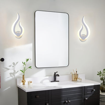 Flame Acrylic 10W LED Wall Light