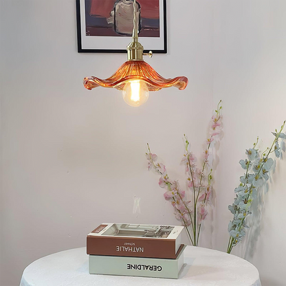 Flower Glass LED Pendant Light