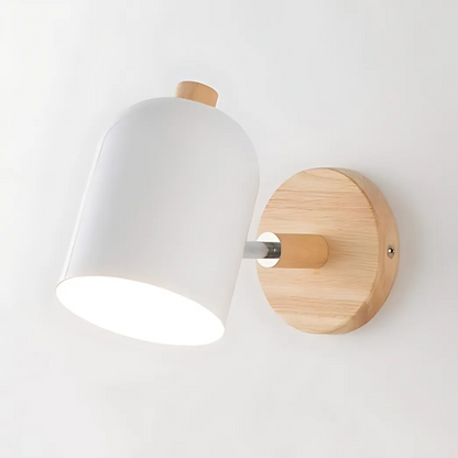 Drelis Scandinavian Wooden Wall Lamp
