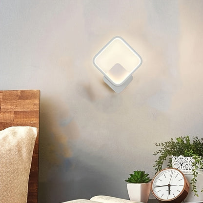 Quadratische dreifarbige LED-Wandleuchte