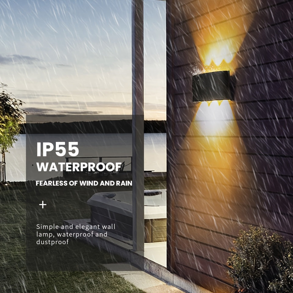 Dual Beam Up & Down IP55 LED Wall Light