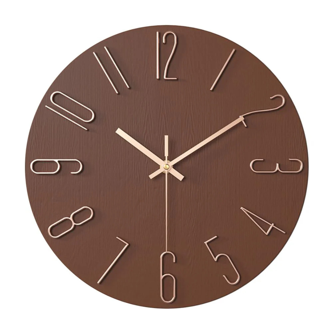 Edle moderne Wanduhr