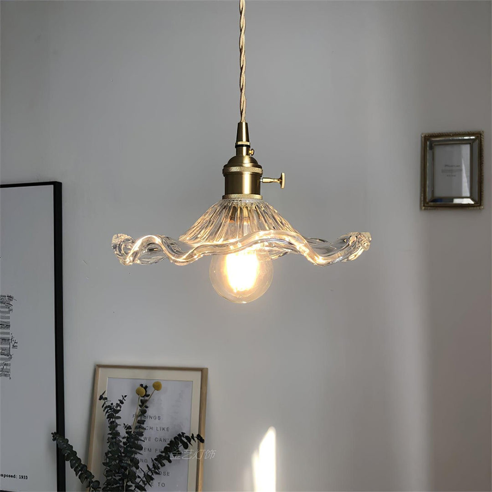 Flower Glass LED Pendant Light