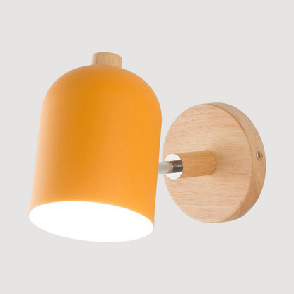 Drelis Scandinavian Wooden Wall Lamp