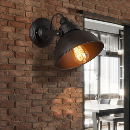 Verstellbare Industrie-Wandleuchte im Vintage-Stil