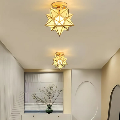 Xelio Geometrische Stern LED-Deckenleuchte