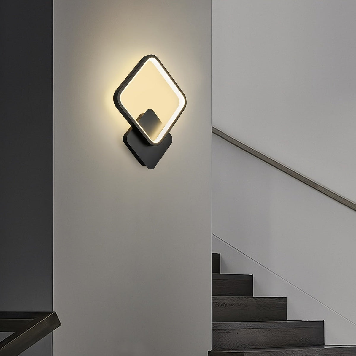 Quadratische dreifarbige LED-Wandleuchte