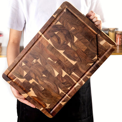 End Grain Acacia Wood Chopping Block