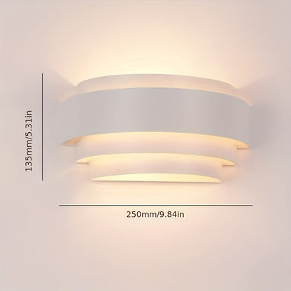 Layered Metal Up & Down Wall Sconce