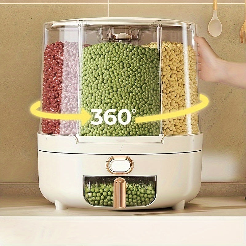 Rotating Airtight Grain & Cereal Dispenser