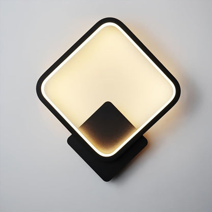 Quadratische dreifarbige LED-Wandleuchte