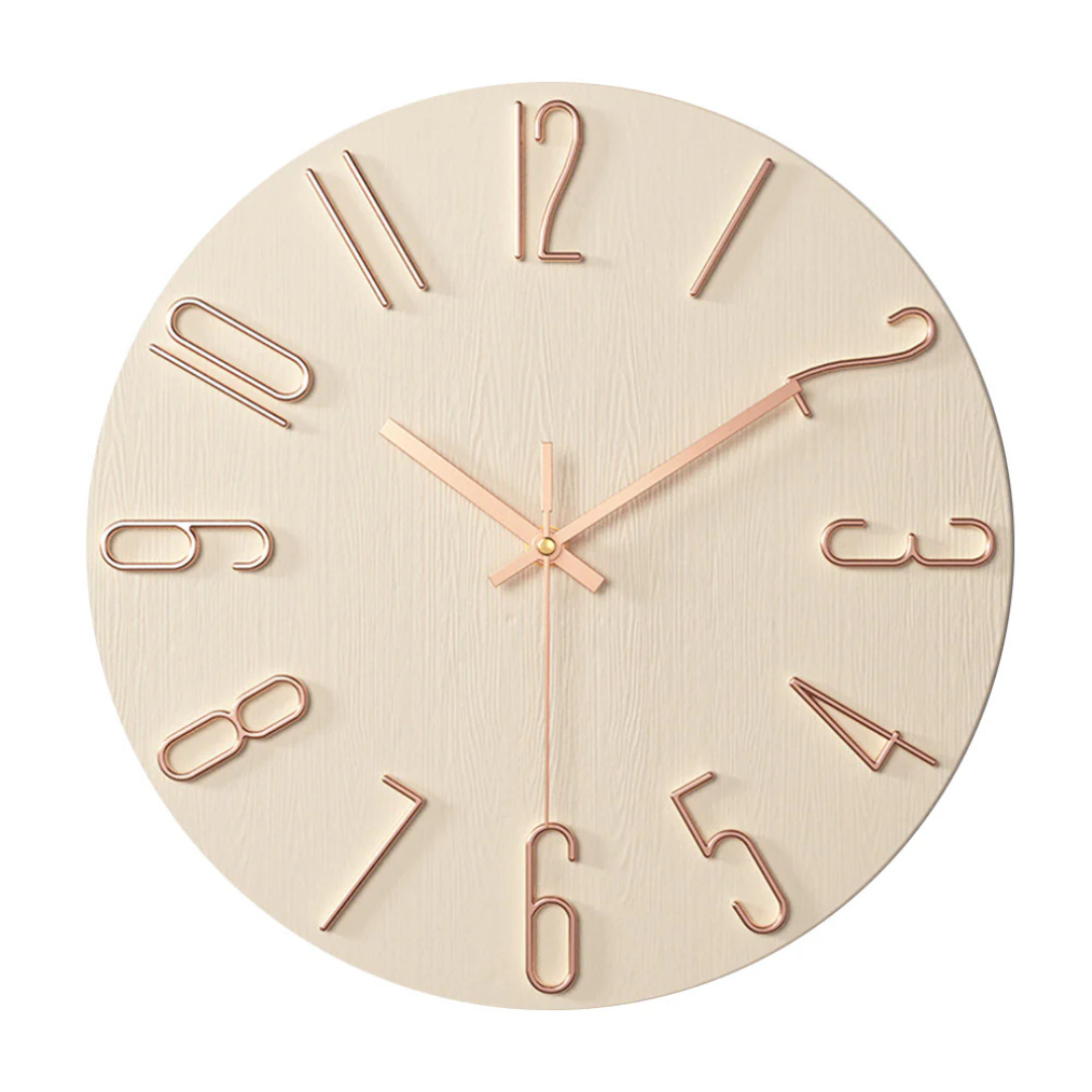 Edle moderne Wanduhr