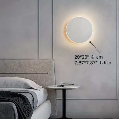 Minimalist Round Halo LED Wall Light